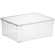 Rotho CLEAR Clearbox mit QR-Code, 10 Liter