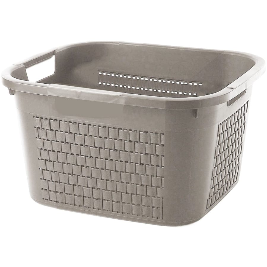 Rotho COUNTRY Wäschekorb, 22 Liter cappuccino