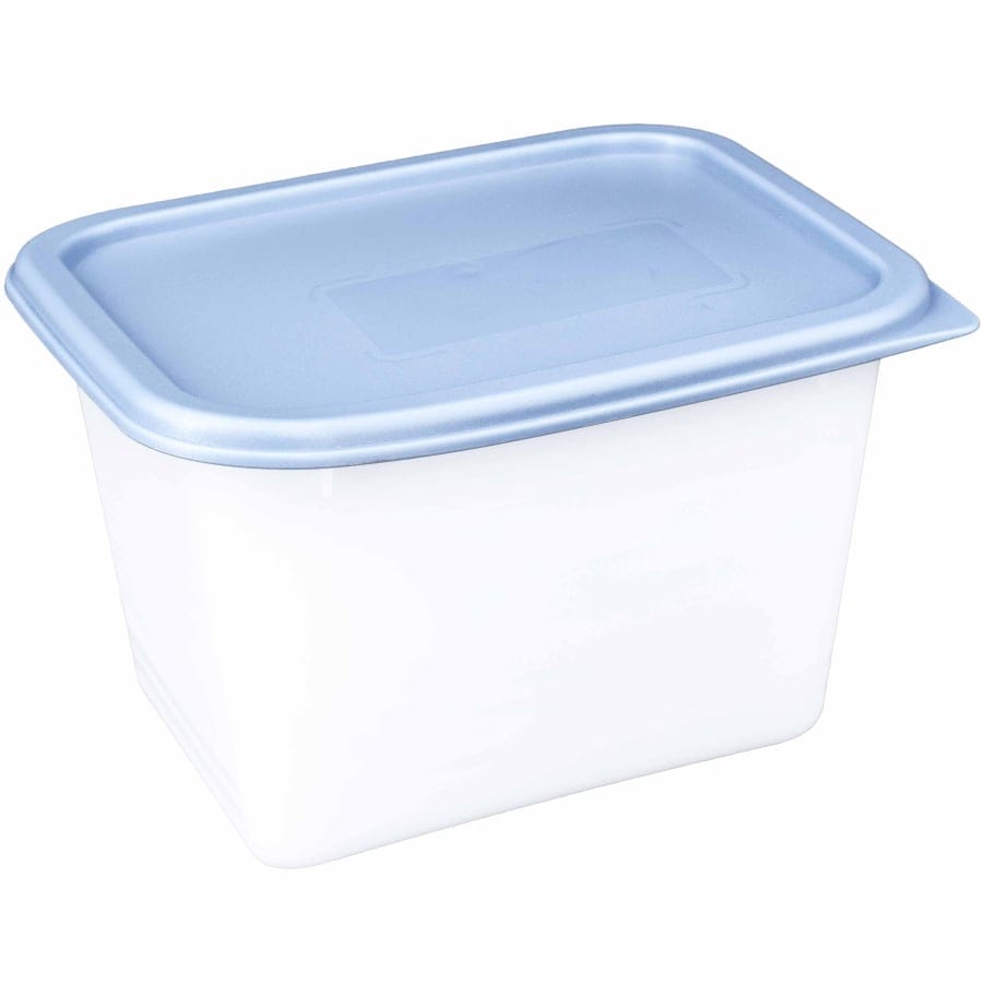 Rotho DOMINO Gefrierdosen, 4er-Set 4 x 1 Liter