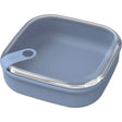 Rotho ELA Frischhaltedose 1 Liter, quadratisch flach 7,2 cm, horizon blue
