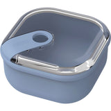 Rotho ELA Frischhaltedose 1 Liter, quadratisch hoch 10,5 cm, horizon blue