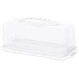 Rotho FRESH Kuchenbehälter 16,5 cm hoch, transparent/weiß