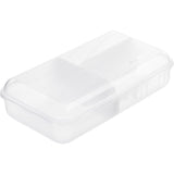 Rotho FUN Vesperbox und Lunchbox Größe L, 1,7 Liter, transparent