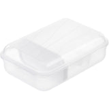 Rotho FUN Vesperbox und Lunchbox Größe S, 900 ml, transparent
