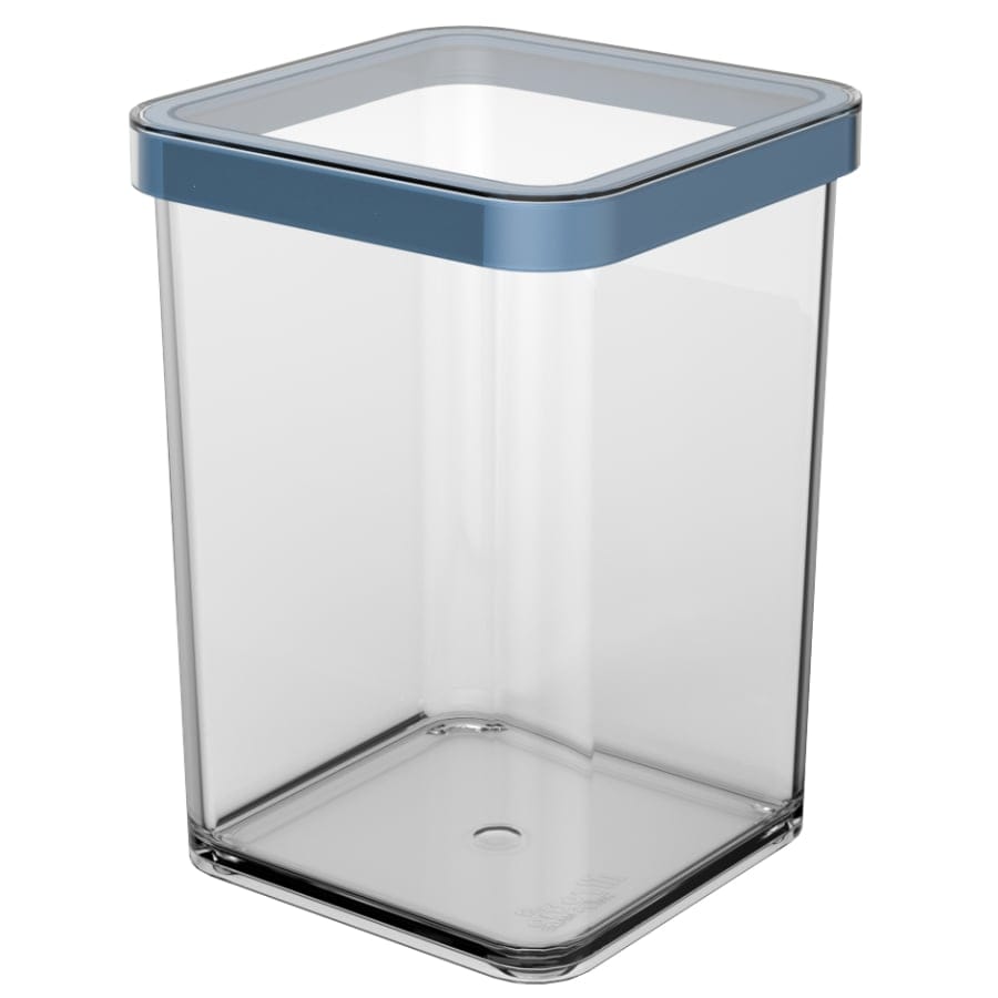 Rotho LOFT Premium Vorratsdose quadratisch, 1 Liter horizon blue