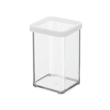 Rotho LOFT Premium Vorratsdose quadratisch, 1 Liter transparent