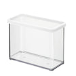 Rotho LOFT Premium Vorratsdose rechteckig, 2,1 Liter transparent