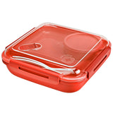 Rotho MEMORY B3 Lunchbox und Menübox Lunchbox 1,1 Liter, papaya rot