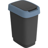 Rotho Mülleimer TWIST 10 Liter, horizon blue