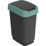 Rotho Mülleimer TWIST 10 Liter, mistletoe green