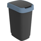 Rotho Mülleimer TWIST 25 Liter, horizon blue