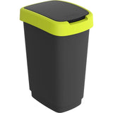 Rotho Mülleimer TWIST 25 Liter, lime green