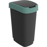 Rotho Mülleimer TWIST 50 Liter, mistletoe green