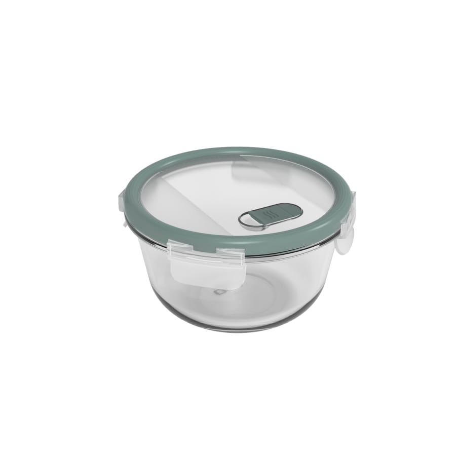 Rotho NALA Frischhaltedose Glas, 1 Liter rund