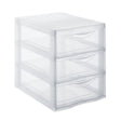 Rotho ORGAMIX Schubladenbox, transparent A5, 3 Schubladen