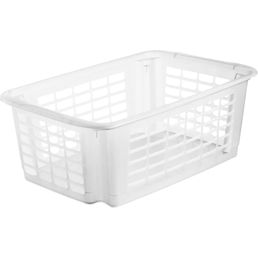 Rotho REVERSO Drehstapelbox und Drehstapelkorb Drehstapelkorb 18 l, transparent