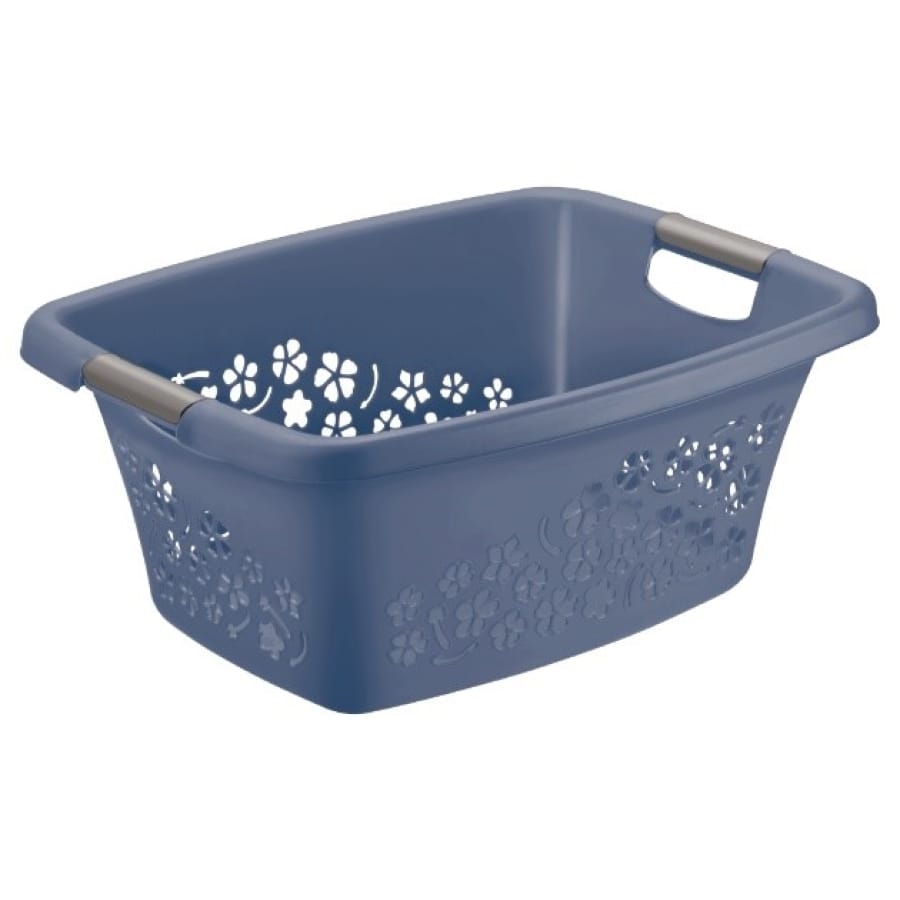 Rotho Wäschekorb FLOWERS 25 Liter, horizon blue
