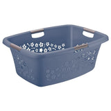 Rotho Wäschekorb FLOWERS 50 Liter, horizon blue