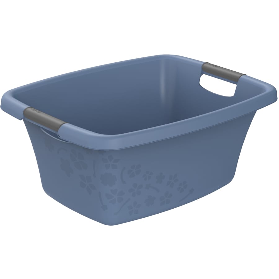 Rotho Wäschewanne FLOWERS 25 Liter, horizon blue