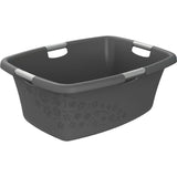 Rotho Wäschewanne FLOWERS 50 Liter, anthrazit