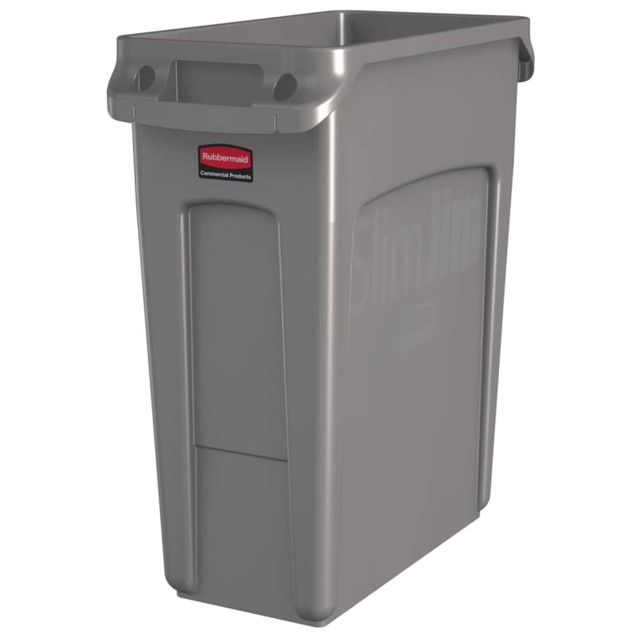 Rubbermaid Abfalleimer Slim Jim®, 60 Liter beige