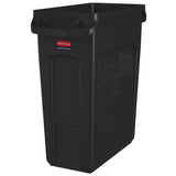 Rubbermaid Abfalleimer Slim Jim®, 60 Liter braun