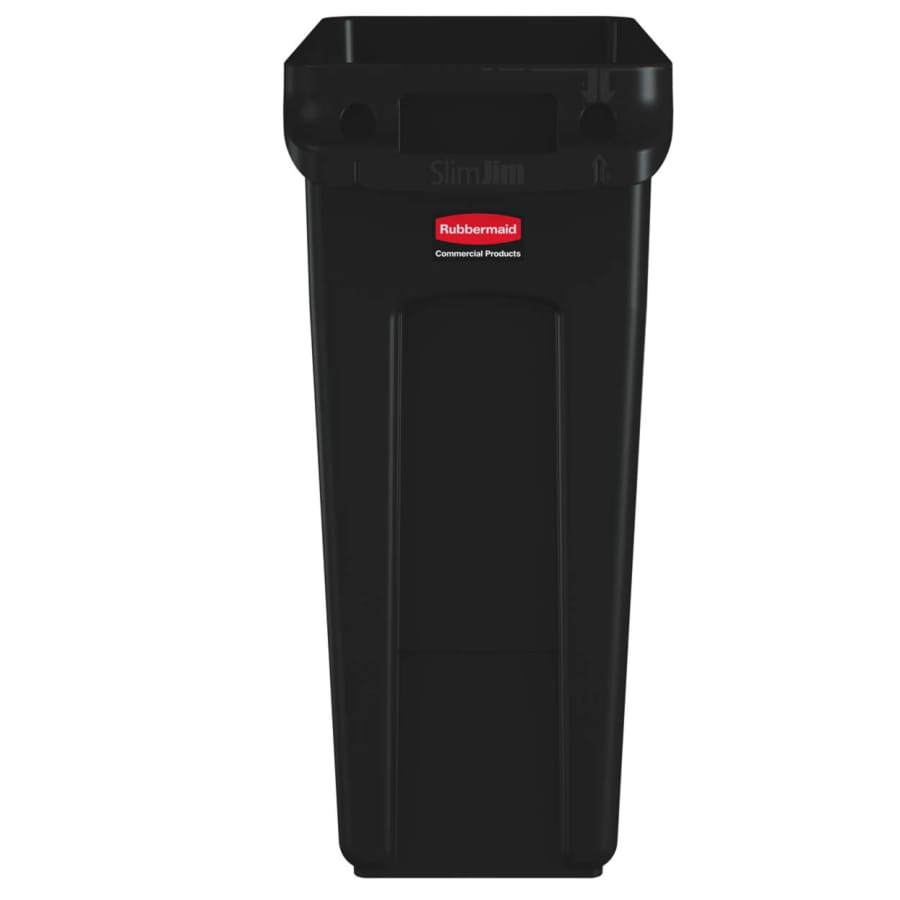 Rubbermaid Abfalleimer Slim Jim®, 60 Liter schwarz