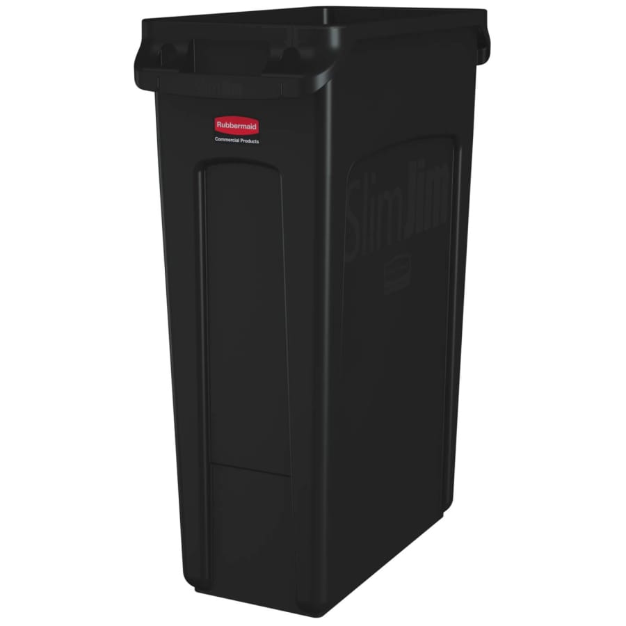 Rubbermaid Abfalleimer Slim Jim®, 87 Liter schwarz