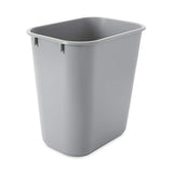 Rubbermaid Abfallkorb, Vollkunststoffbauweise, grau 12,9 Liter