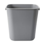 Rubbermaid Abfallkorb, Vollkunststoffbauweise, grau