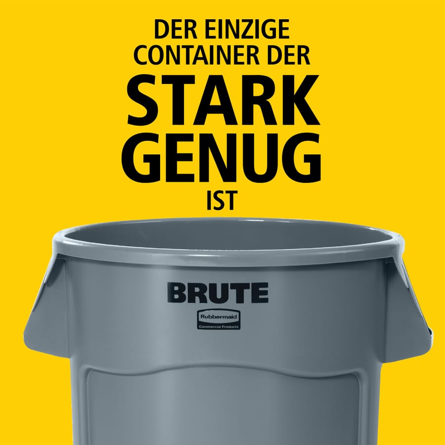 Rubbermaid BRUTE® Abfallbehälter, weiß