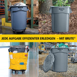 Rubbermaid BRUTE® Abfallbehälter, weiß