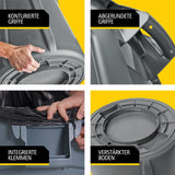 Rubbermaid BRUTE® Abfallbehälter, weiß