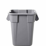 Rubbermaid BRUTE® Eckiger Abfallbehälter, grau