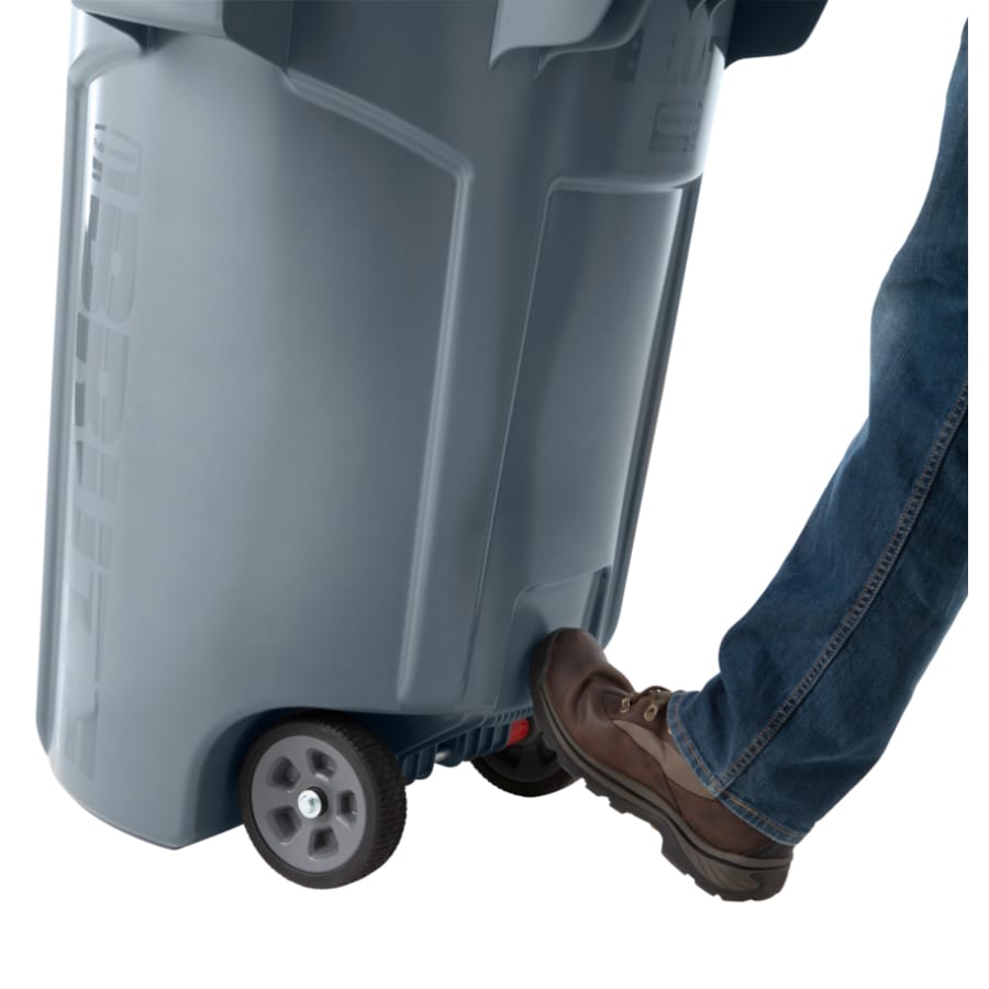 Rubbermaid BRUTE® Mülltonne auf Rädern, grau
