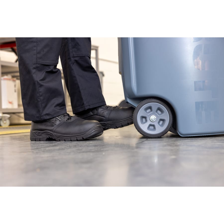 Rubbermaid BRUTE® Mülltonne auf Rädern, grau