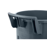 Rubbermaid BRUTE® Mülltonne auf Rädern, grau