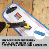 Rubbermaid HYGEN PULSE Mopp Wischmopp, schwarz/gelb, 3-teilig