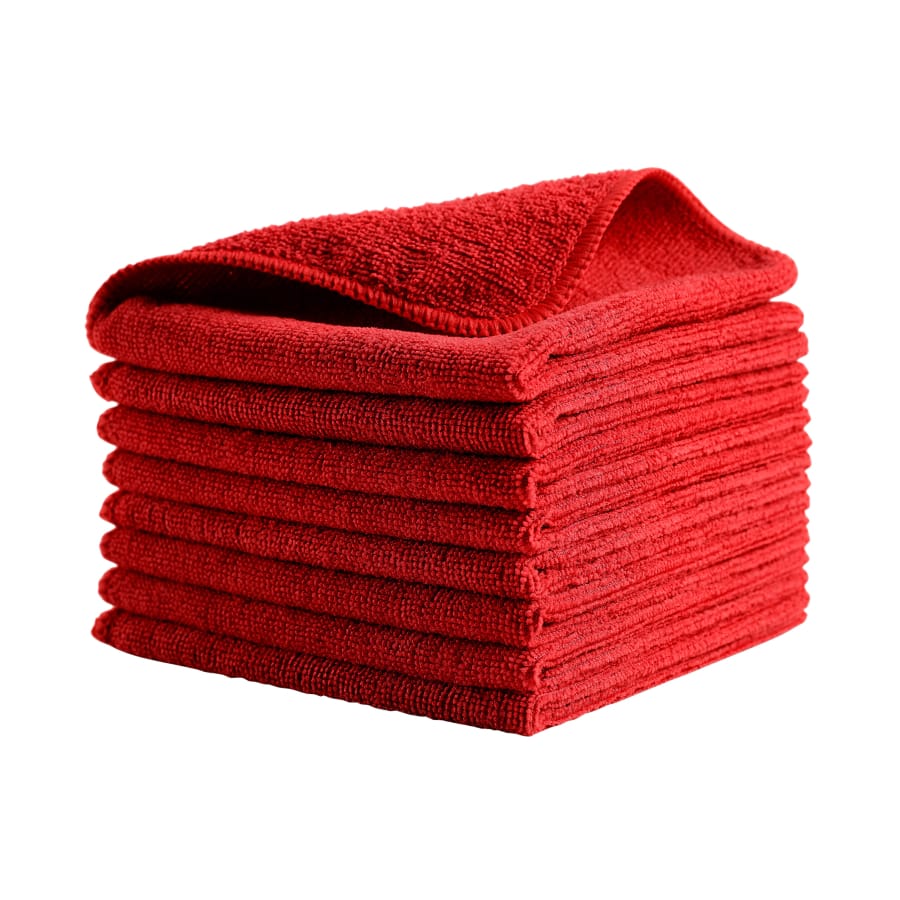Rubbermaid HYGEN r-40 Recycling-Mikrofasertücher, 40 x 40 cm rot