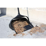 Rubbermaid Lobby Pro® Kehrschaufel mit langem Stiel, schwarz