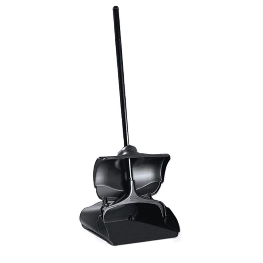 Rubbermaid Lobby Pro® Kehrschaufel mit langem Stiel, schwarz