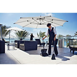 Rubbermaid Lobby Pro® Kehrschaufel mit langem Stiel, schwarz