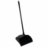 Rubbermaid Lobby Pro® Kehrschaufel mit langem Stiel, schwarz ohne Deckel