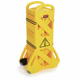 Rubbermaid mobiles Absperrsystem für Innenbereiche, 4 Meter, gelb
