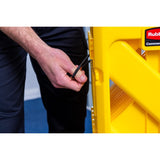 Rubbermaid mobiles Absperrsystem für Innenbereiche, 4 Meter, gelb
