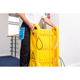 Rubbermaid mobiles Absperrsystem für Innenbereiche, 4 Meter, gelb