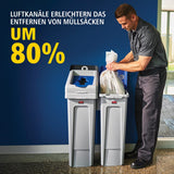 Rubbermaid Mülltrennsystem Slim Jim®, 3 Fächer à 87 Liter