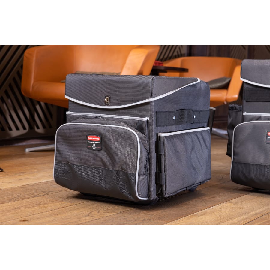 Rubbermaid QUICK CART Reinigungswagen, eleganter Trolley, grau
