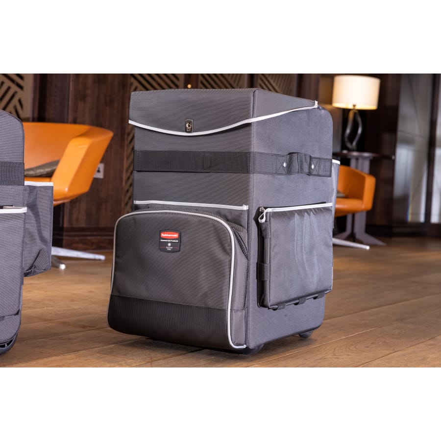 Rubbermaid QUICK CART Reinigungswagen, eleganter Trolley, grau
