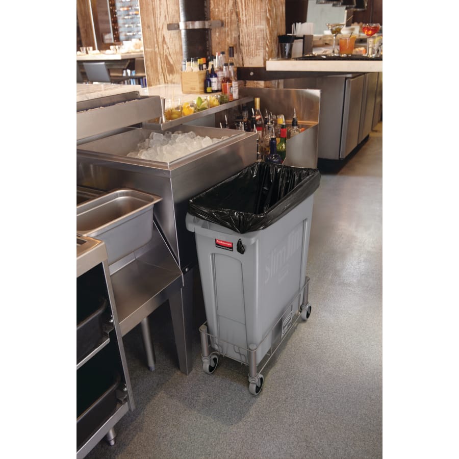 Rubbermaid Slim Jim® Transportroller, mit Feststelloption